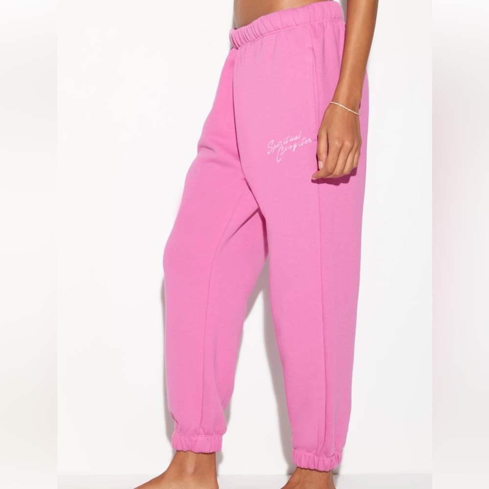 NWT Spiritual Gangster Vibrant Pink Joggers